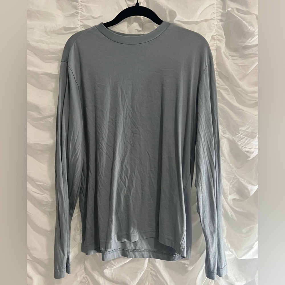 Grey long sleeve shirt
